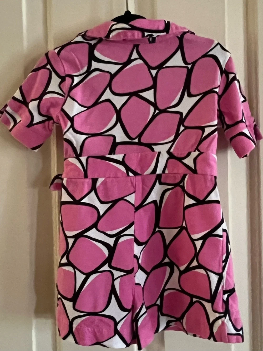 Diane Von Furstenberg for Gap Girls Romper Geometric Pattern Size 1